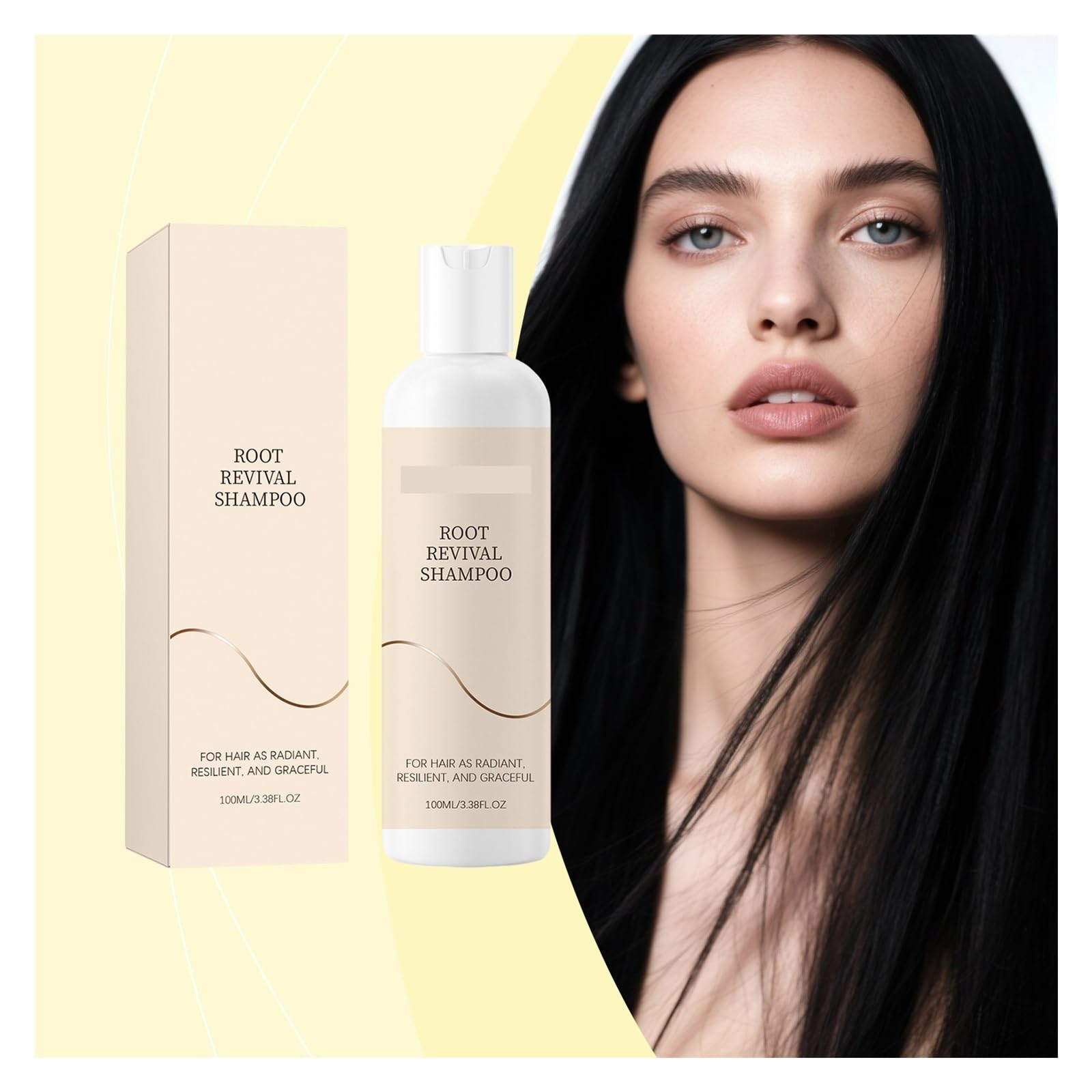 Champú Hidratante | Hace que el cabello sea brillante y fuerte, y repara el cabello dañado.(3pcs)
