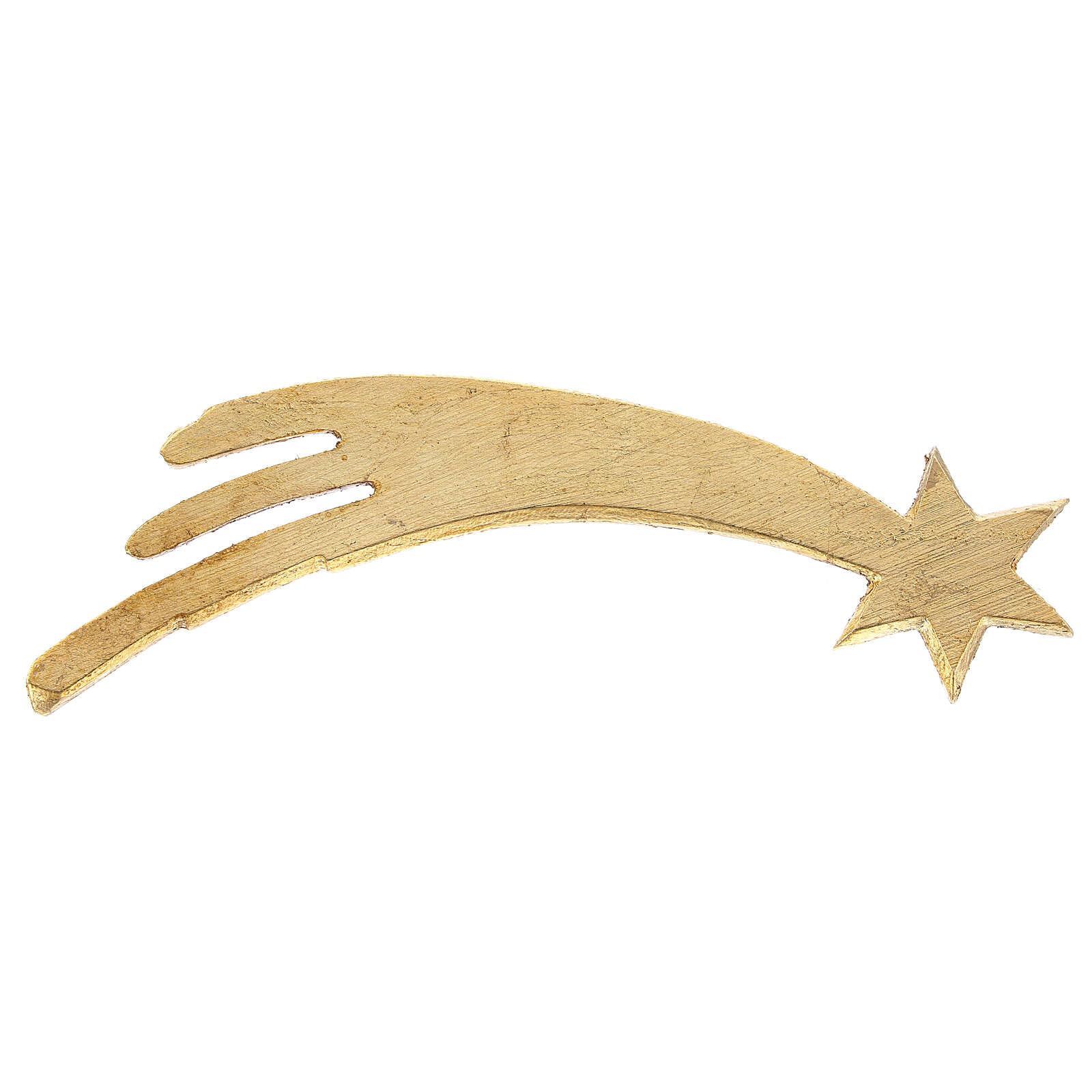 Holyart Holz-Krippen aus dem Grödnertal: Christstern für Krippe Mod. Kostner Grödnertal Holz 12cm