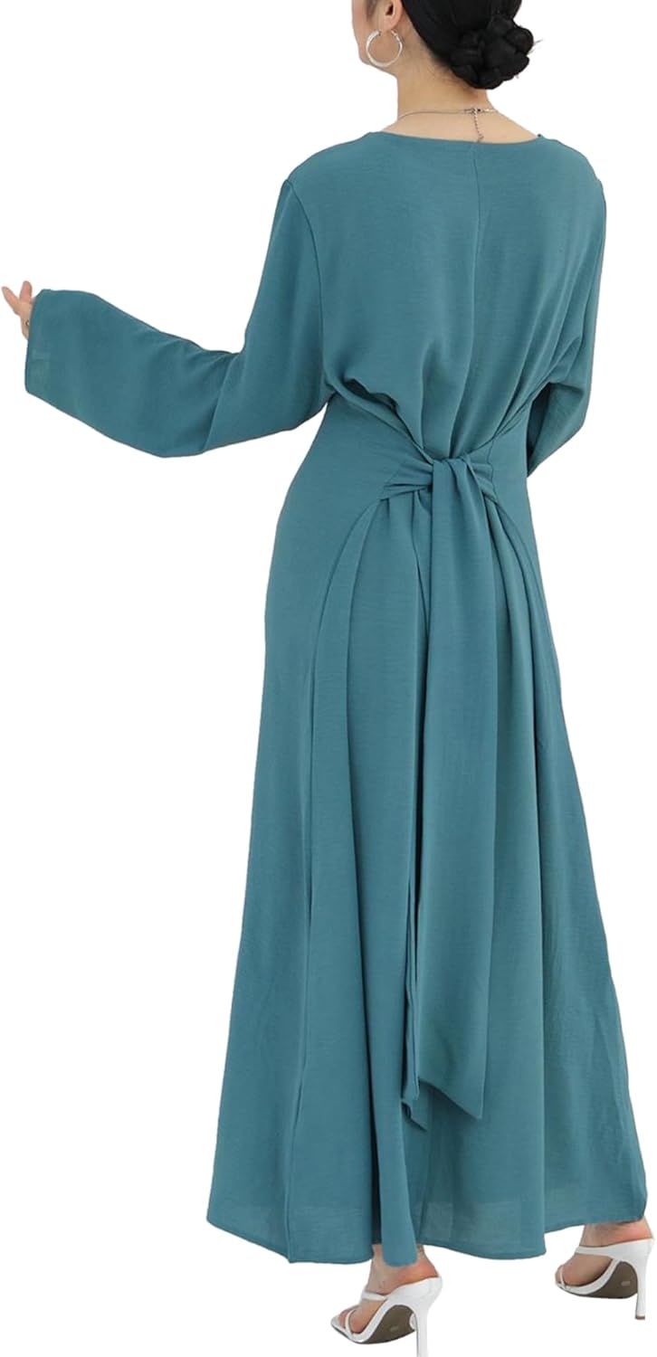 Abaya Dress for Muslim Eid Prayer Jilbab Dubai Women Maxi Kaftan Islamic Salah Dress Soft Muslim Women Clothes - Image 5