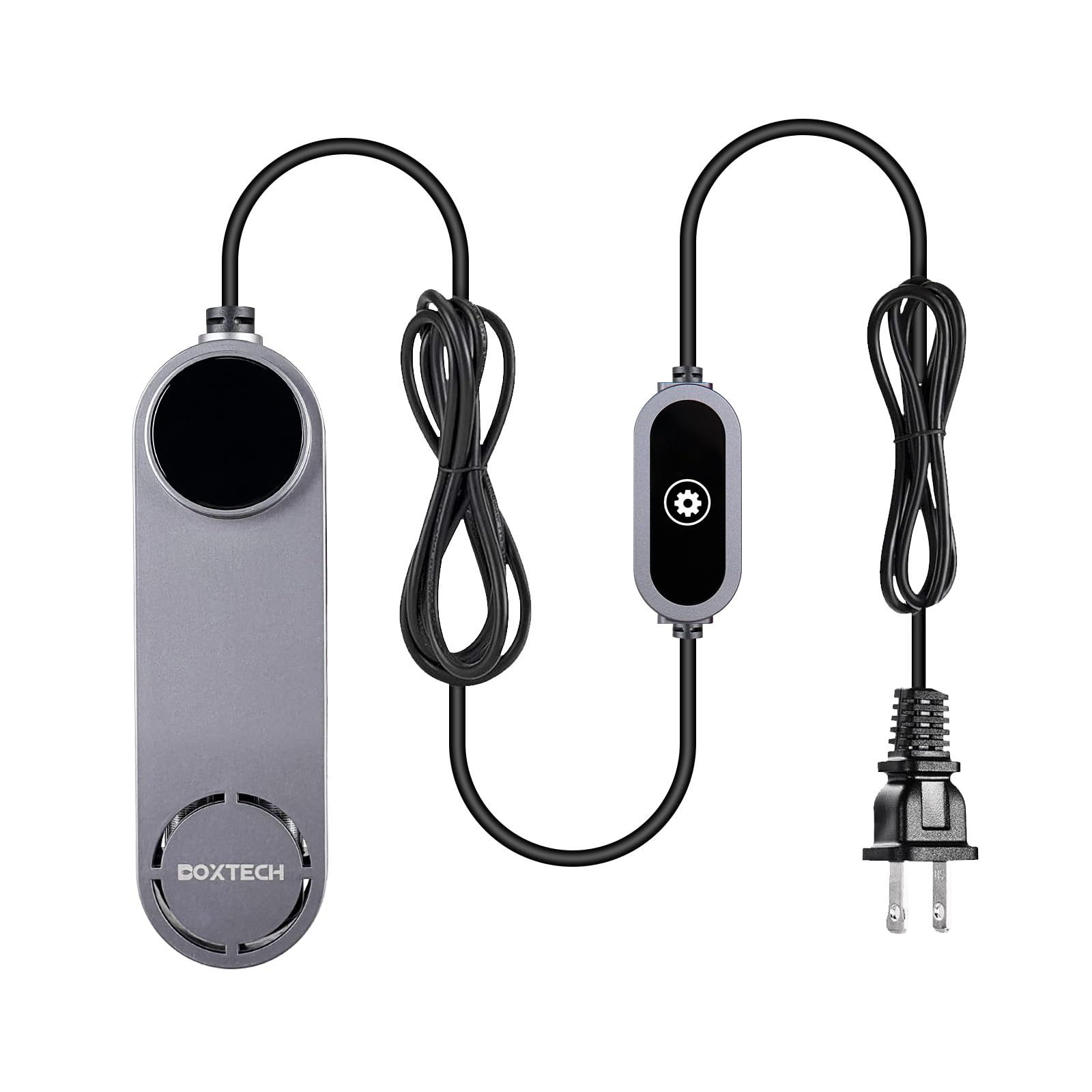 boxtech Aquarienheizung, 100 W, Thermostat, verstellbar, Heizung für Aquarien, mit Temperaturanzeige für Fischtanks und Aquarien, 35 – 80 l