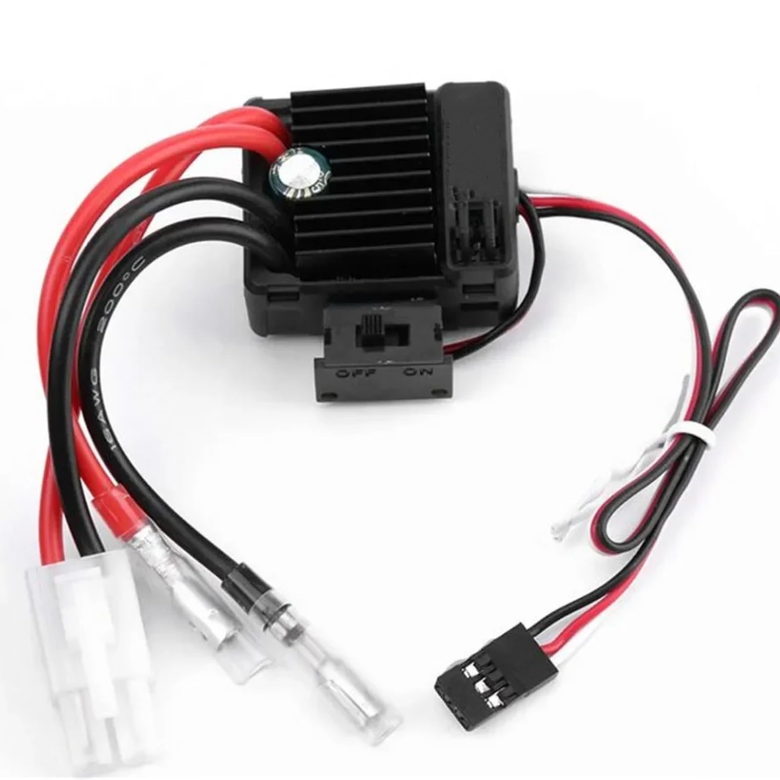 Per Rock 1060 1/10 Spazzolato ESC 60A 2-3S Impermeabile Elettrico Regolatore Di Velocità Touring Cars Per Buggy Camion Crawler RC Parti Accessori Unidirezionale ESC