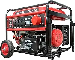 Gerador de Energia a Gasolina 9kva Trifásico 110v220v Partida Elétrica