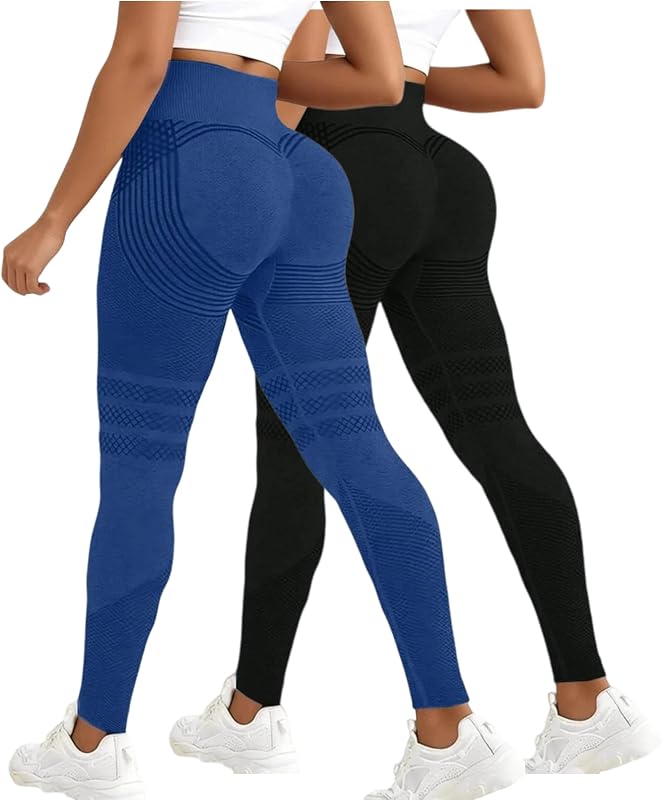Luveon Women's 3D Anti-Cellulite Leggings Sewing Lipedema Compression Slimming Leggings Sport Women Scrunch High Waist Without Leggings Push Up Stretch Yoga Running Fitness Sculpting Pants