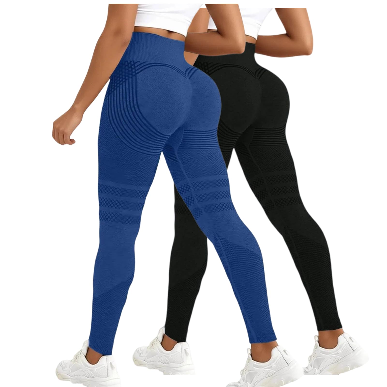 Luveon Women's 3D Anti-Cellulite Leggings Sewing Lipedema Compression Slimming Leggings Sport Women Scrunch High Waist Without Leggings Push Up Stretch Yoga Running Fitness Sculpting Pants