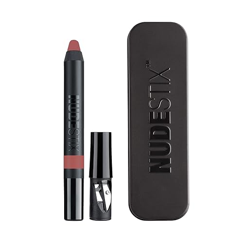 Vista 22 de Nudestix Magnetic Matte Lip Color – 3-in-1 Long-Wear Lipstick, Lip Liner & Lip Stain Pencil Kiss-Proof, Transfer-Proof, Lightweight Matte Formula