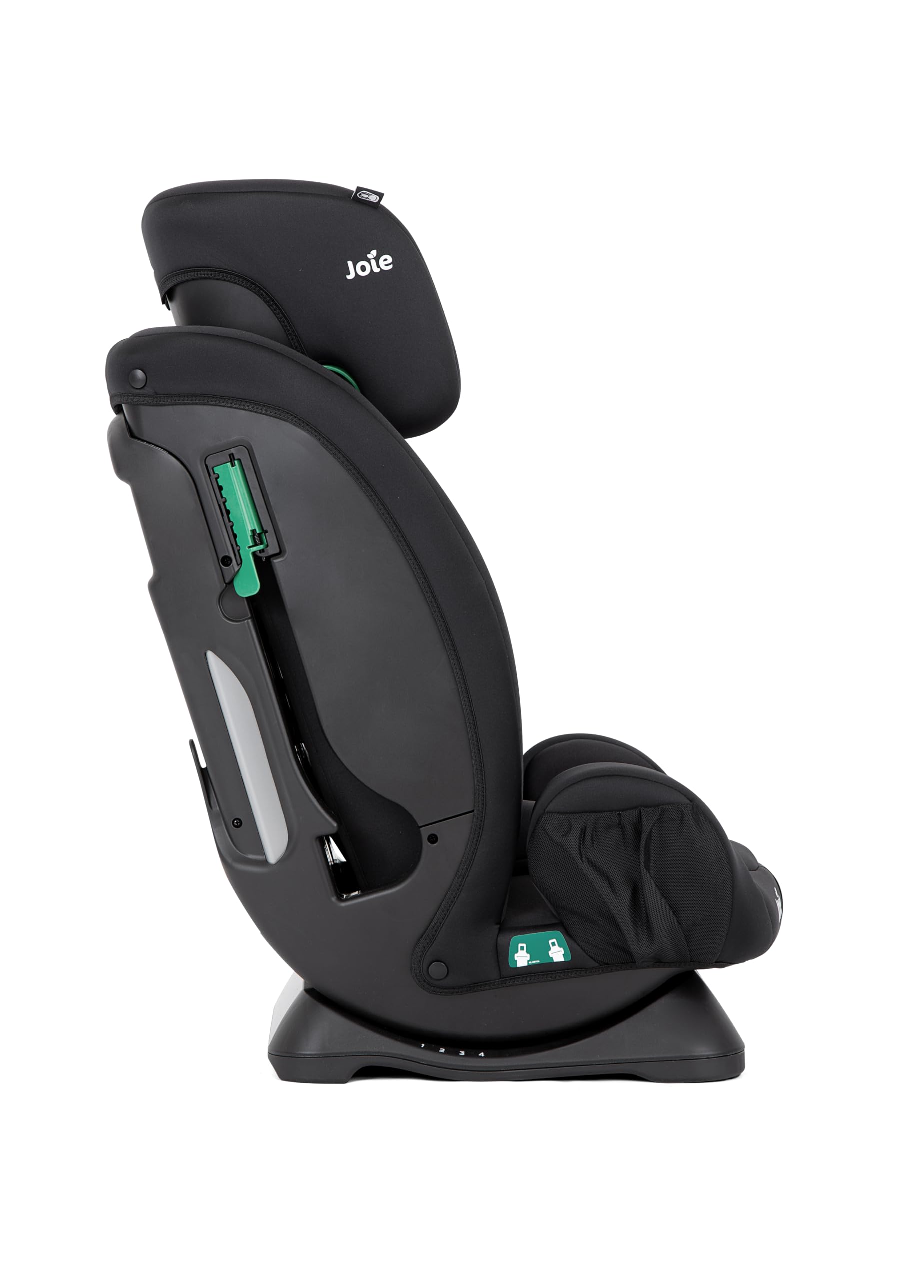 Joie fortifi™ R129 seggiolino auto i-Size, nel senso di marcia, 4 posizioni di reclinazione, installazione con cintura semplice, poggiatesta GrowTogether™ – da 15 mesi a 12 anni (76–145 cm), Shale