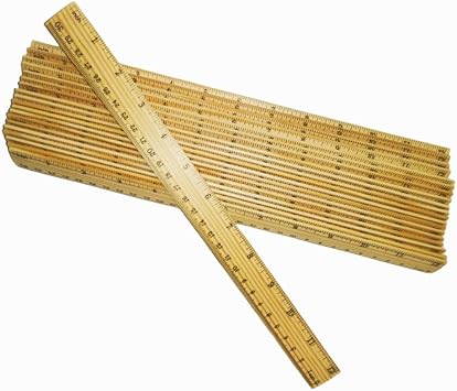 20 Pack Wooden Ruler 12 Inch Rulers Bulk Wood Measuring Ruler Office Ruler School Supplies Students Rulers,Wood Ruler 2 Scale