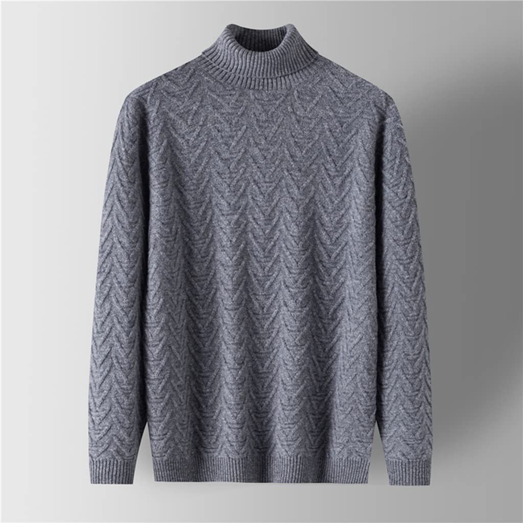 Pullover Herren Rollkragenpullover, Dick Und Warm Herbst Und Winter/a/Xxxl