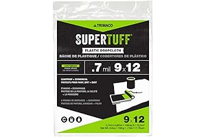 Trimaco SuperTuff Plastic Drop Cloth: The Perfect Shield for Your Painting Projects