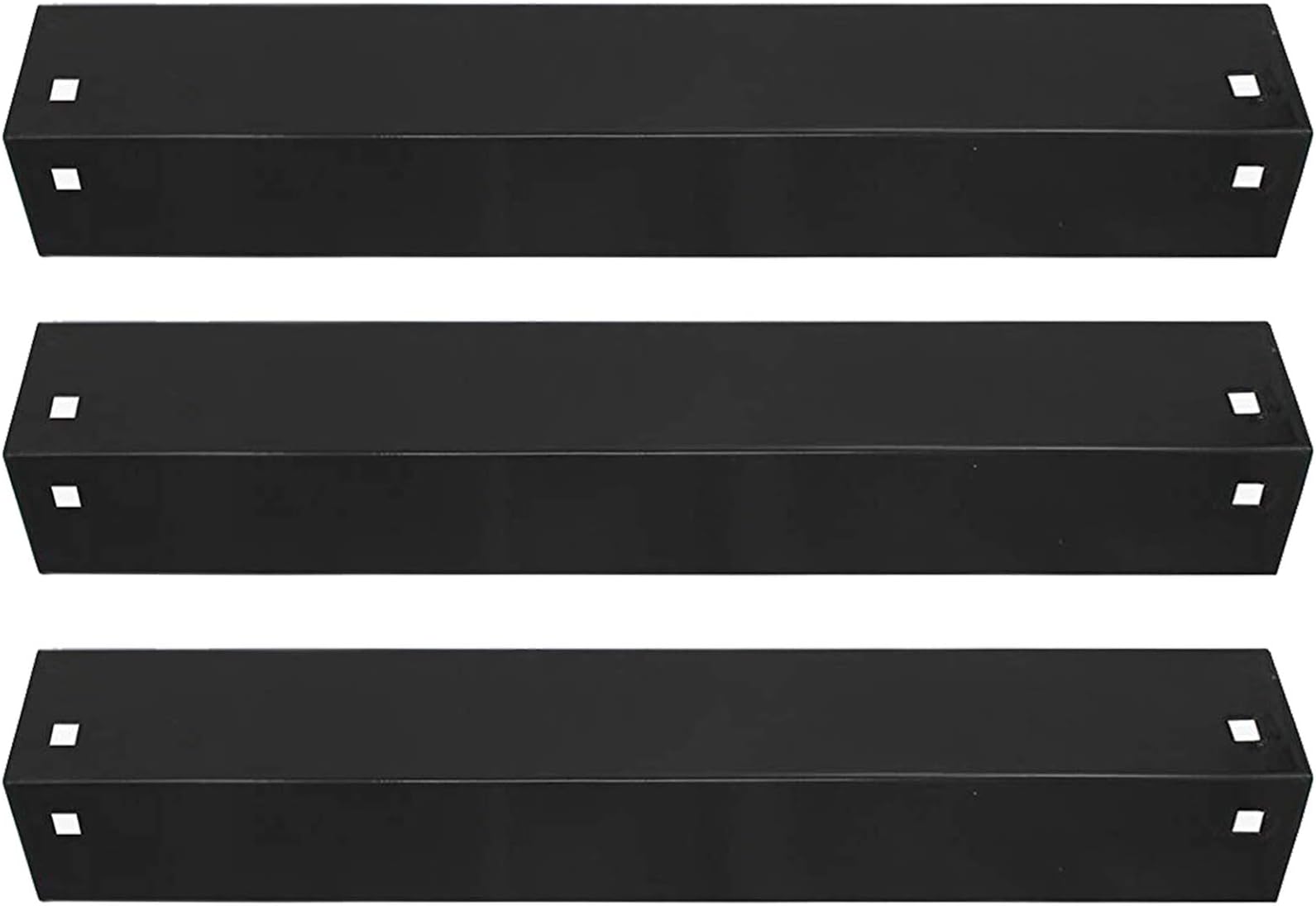 GGC Heat Plate Replacement for Char Griller 3001, 3008, 3030, 4000, 5050, 5252, 5650,5072 and King Griller 3008, 5252, 3 PCS Porcelain Steel Chargriller Replacement Parts (18-15/16โ x 3-7/8โ)