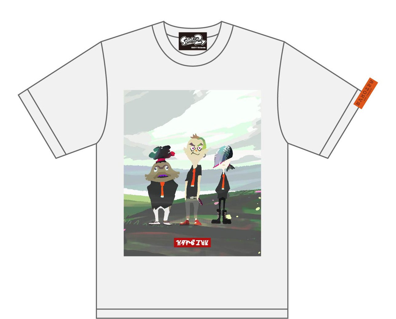 Amazon.co.jp: Splatoon2 バンドTシャツ HIGHTIDEERA XS