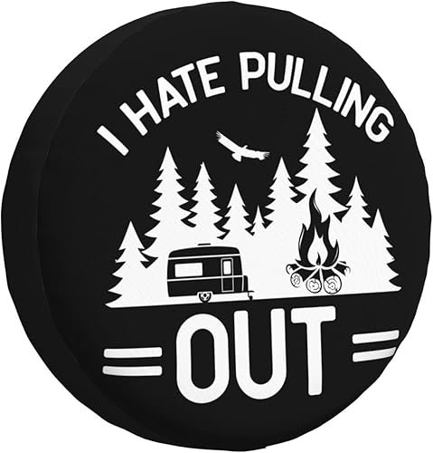 Miniatura 2 de I Hate Pull Out - Cubierta protectora de rueda de repuesto para camión, SUV, remolque, camping, caravana, cubiertas de neumáticos de 15 pulgadas