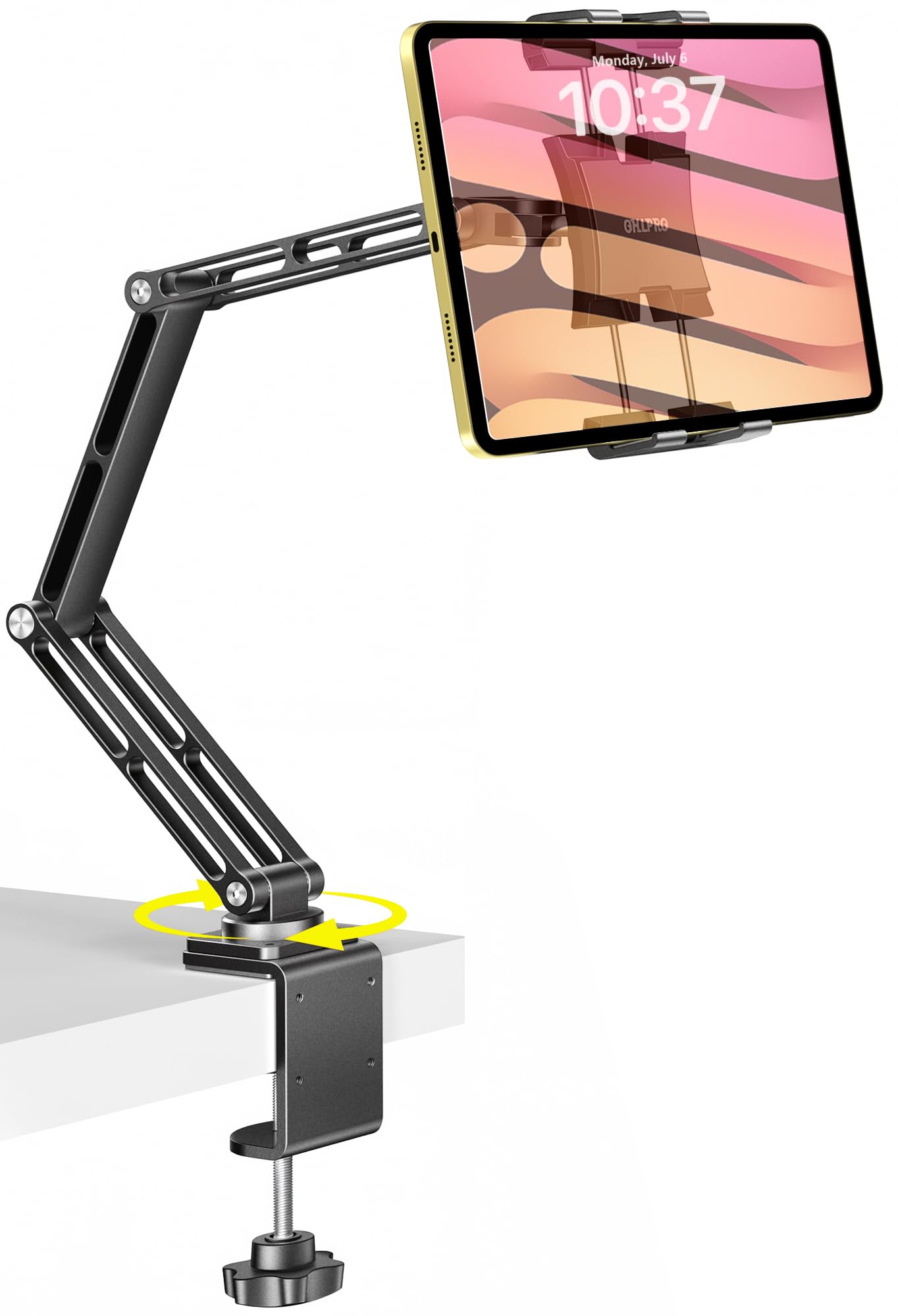 OHLPRO Support de tablette en aluminium pour iPad avec socle stable