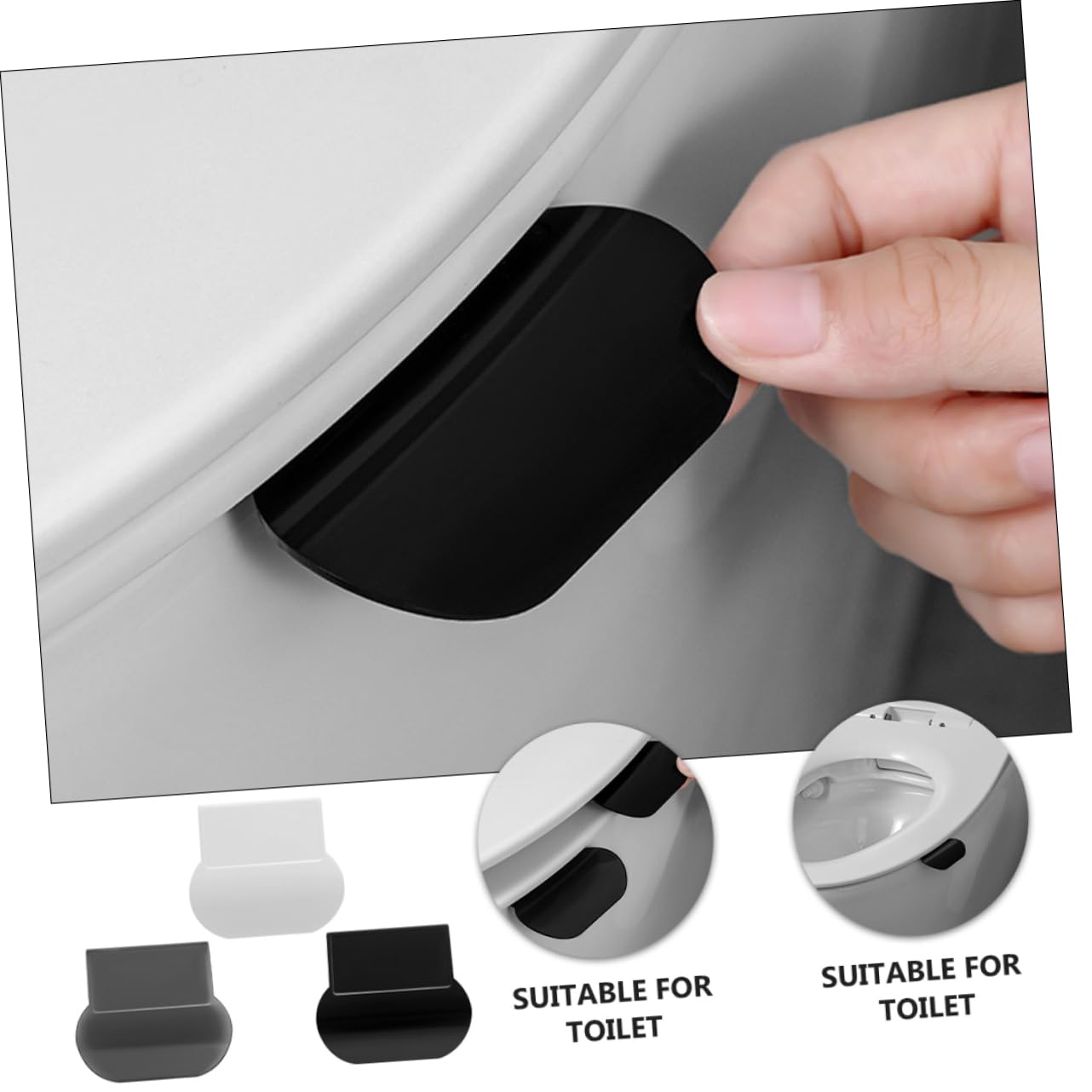 Gogogmee Bathroom Toilet Lid Handle Toilet Protector Small Size Light Weight Practical