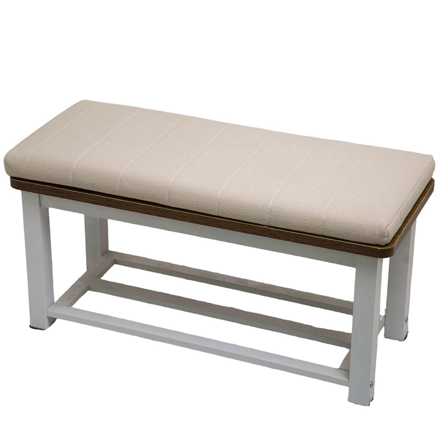 PLCIVSA Outdoor/Indoor Bench Cushion 80/90/100/120/150/180cm×40/30cm 2/3 seater Non-Slip Long Seat Cushion for Bay Window,Entryway Chair,Sofas & Porch Furniture with Zipper(Dark beige,50x160cm)