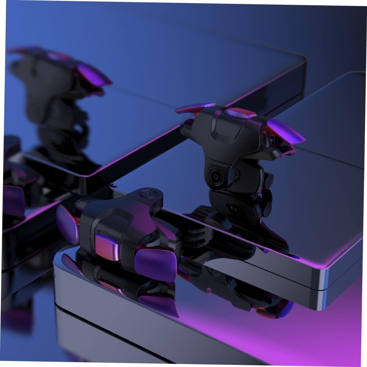 1Pair Durable Mobile Game Trigger Controller Position for Optimal Use Compatible with Smartphones Creative Accessories for Gamers Wear Resistant Design