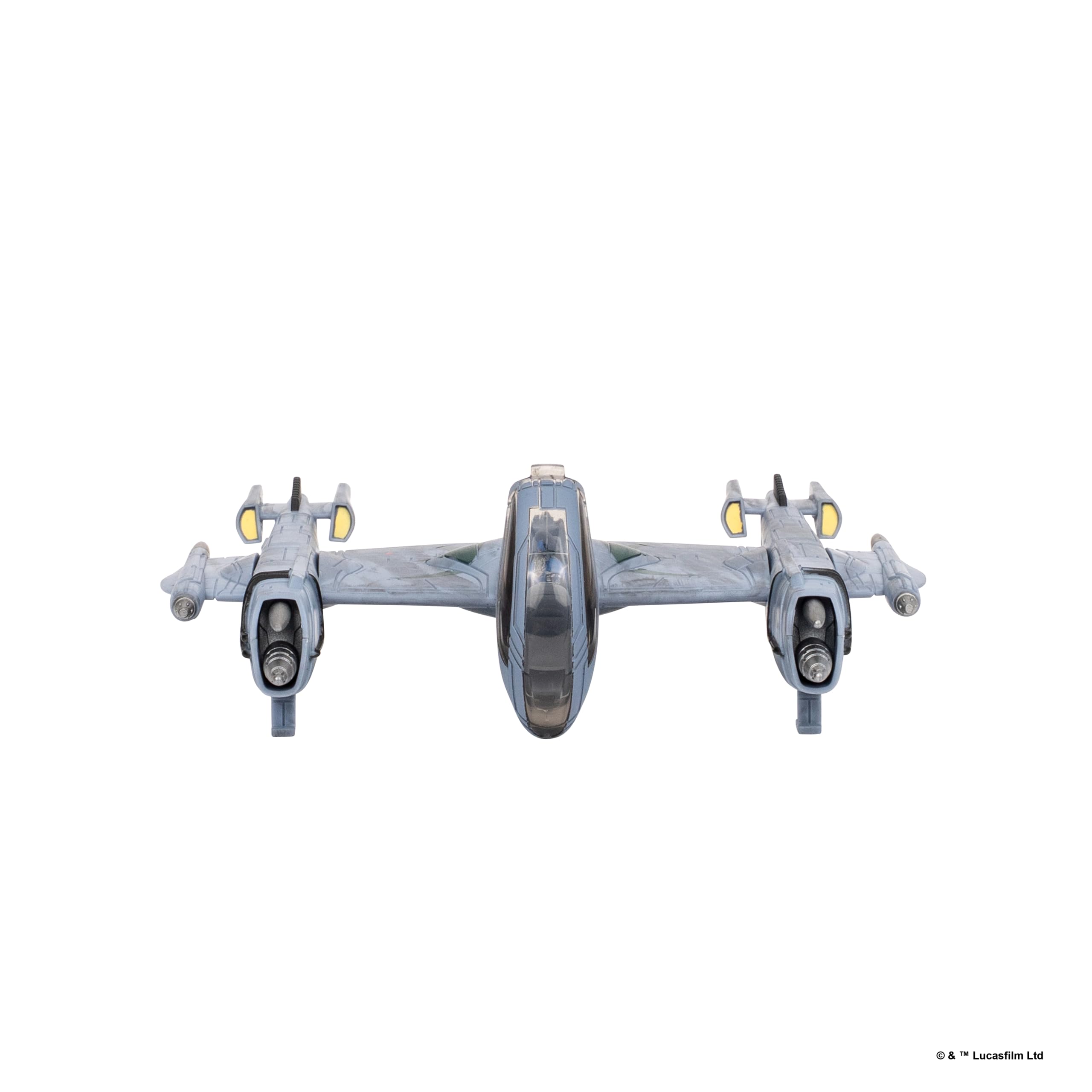 Star Wars Micro Galaxy Squadron Magnaguard Starfighter - Vehículo de 5 pulgadas con accesorio de microfigura de 1 pulgada