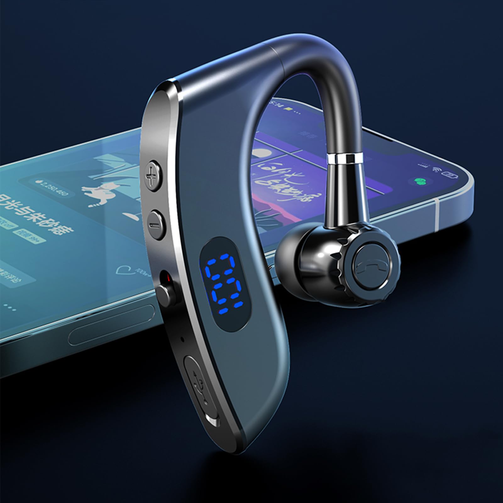 Amazon.co.jp: Bluetooth ヘッドセット 片耳 左右耳兼用 Bluetooth V5