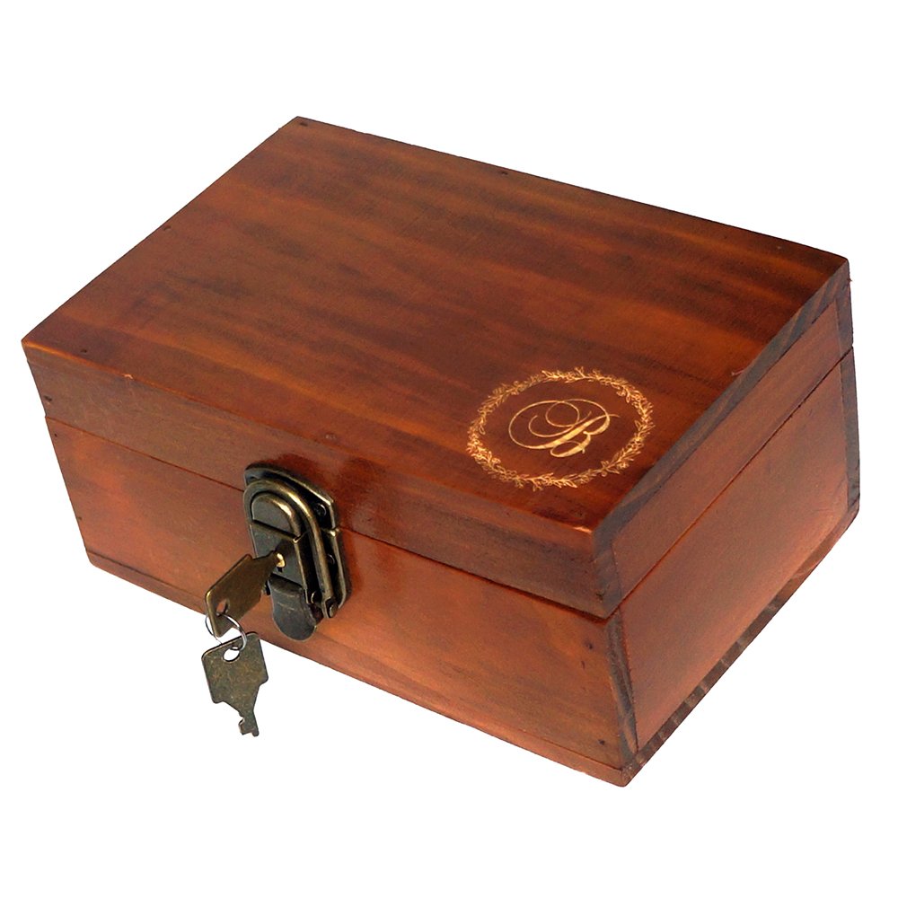 Caja de recuerdos de madera personalizada con cerradura y llave, organizador de joyas personalizado para damas de honor, madres y novias, idea de regalo única para ocasiones especiales