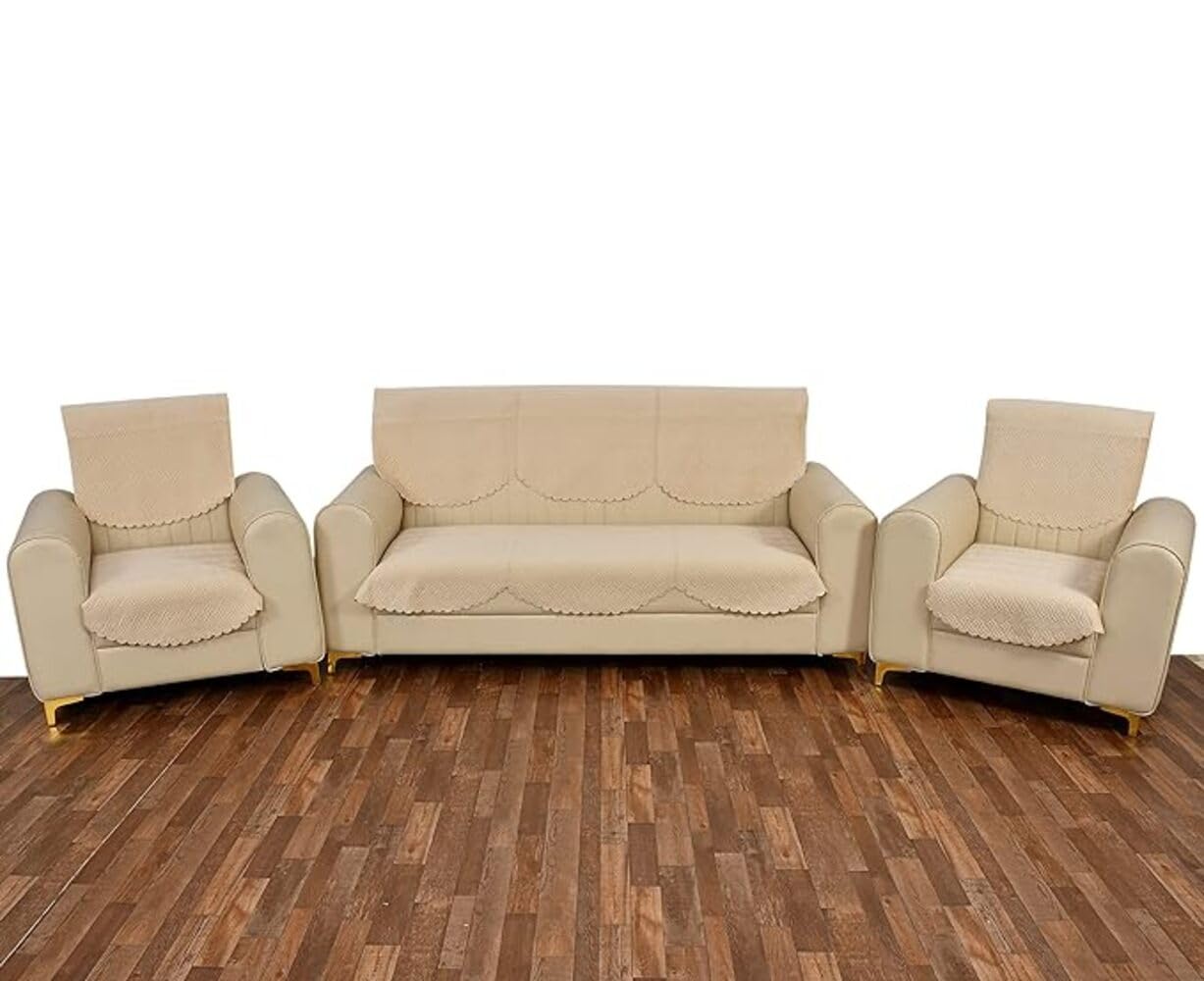 Pink Quilted Sofa Cover - Velvet 1 Seater Cover -23 Pink Quilted Sofa Cover - Velvet 1 Seater Cover -23