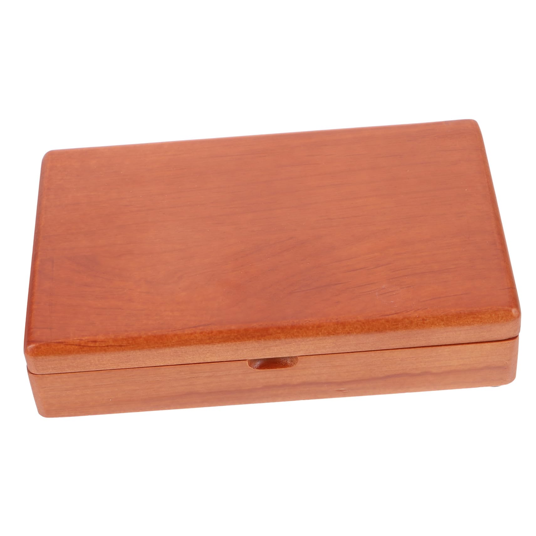 Scatola in Legno per Tampone D’Inchiostro Sigillante Portatile, Custodia Vintage per Timbri e Tamponi, Leggera e Compatta per Organizzazione Artigianato e Calligrafia, 16x10x3,5 Cm