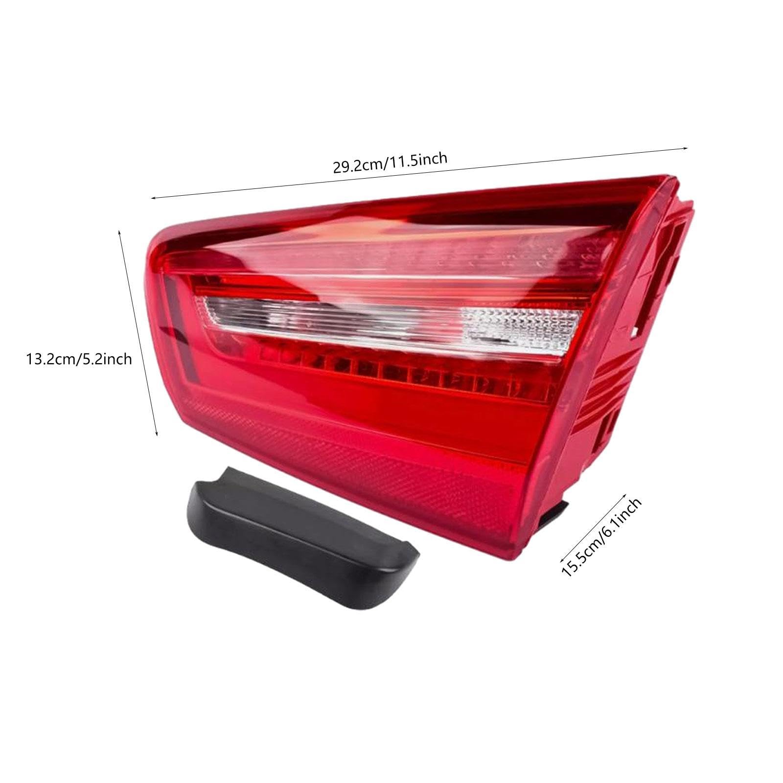 Generic Lampadina Fanale Posteriore Destro, Gruppo Ottico a LED in PP, Adatto per Officina Meccanica, Kit di Riparazione Auto.