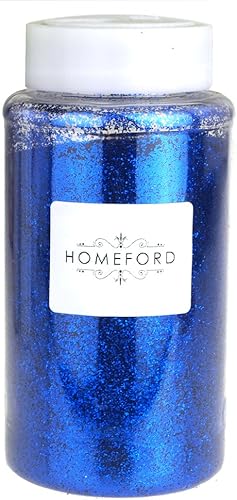 Miniatura 3 de Homeford Botella de purpurina fina, 1 libra a granel (amarillo)