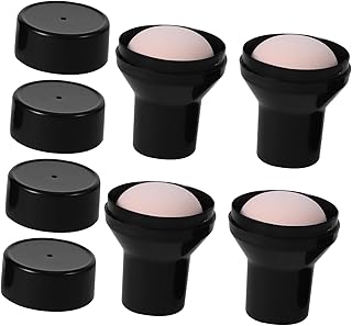 4 aplicadores de polvo de maquillaje en forma...