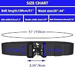Ginwee 3 Pack Tactical Belt,Military Style Belt, Riggers Belts for Men, Heavy-Duty Quick-Release Metal Buckle with extra MOLLE Hook