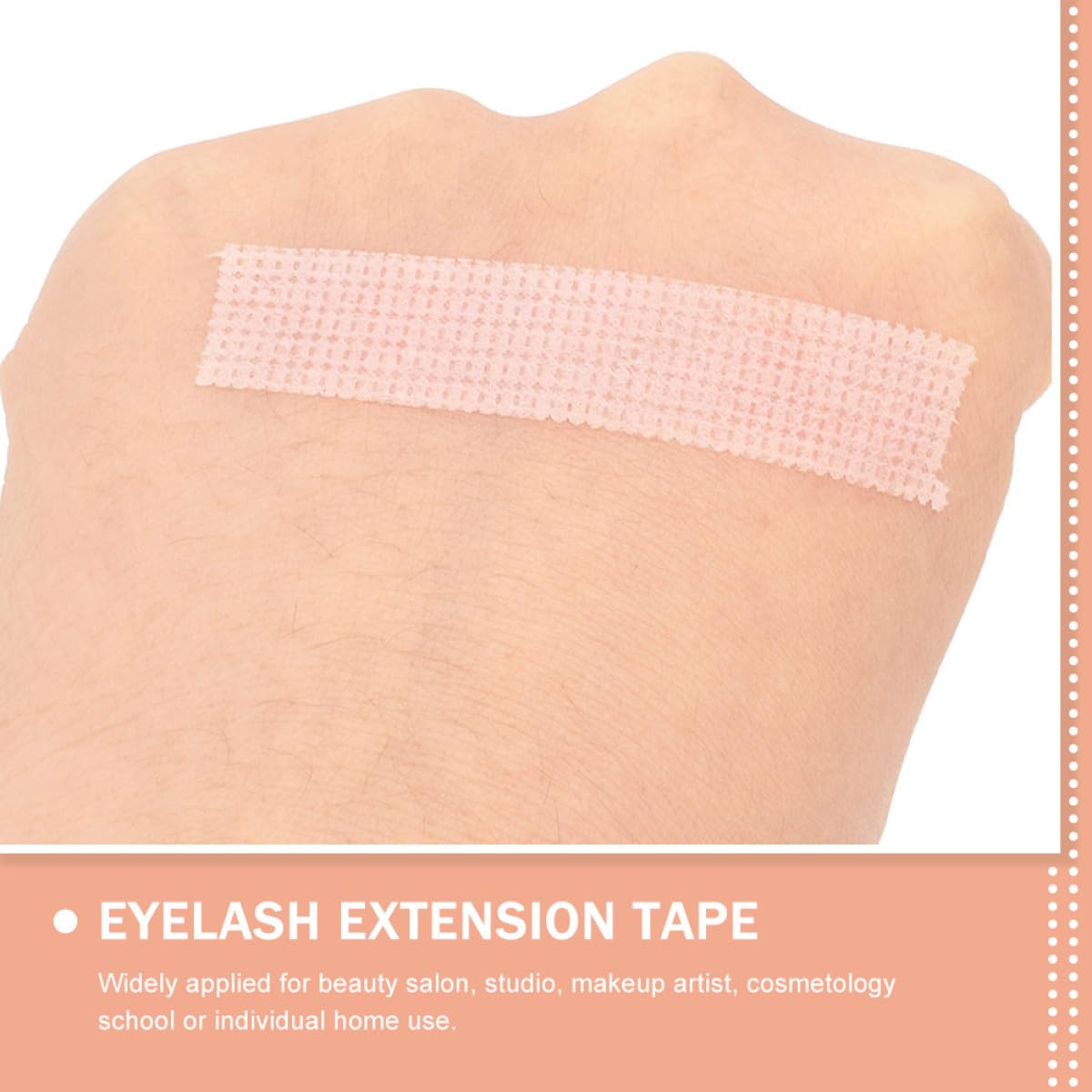 Abaodam Cinta Adhesiva para Extensión de Pestañas Rosa de 1.25 Cm de Ancho, 9 Metros de Tela No Tejida Transpirable, 30 Piezas para Protección y Uso Profesional o Personal