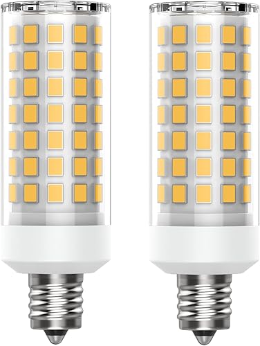 WeiSpecia Bombilla LED E11 de 75 W y 100 W de repuesto de bombilla halógena, regulable JD T4 e11 Mini base de portavelas de 800 lúmenes, 110 V, 120