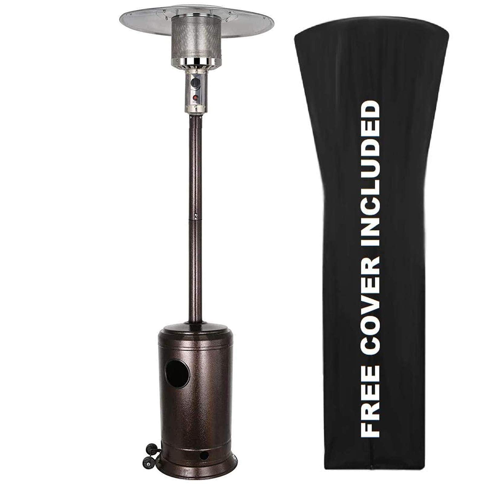 Buy Raoccuy Propane Patio Heater Standing Cover and Wheels, Large