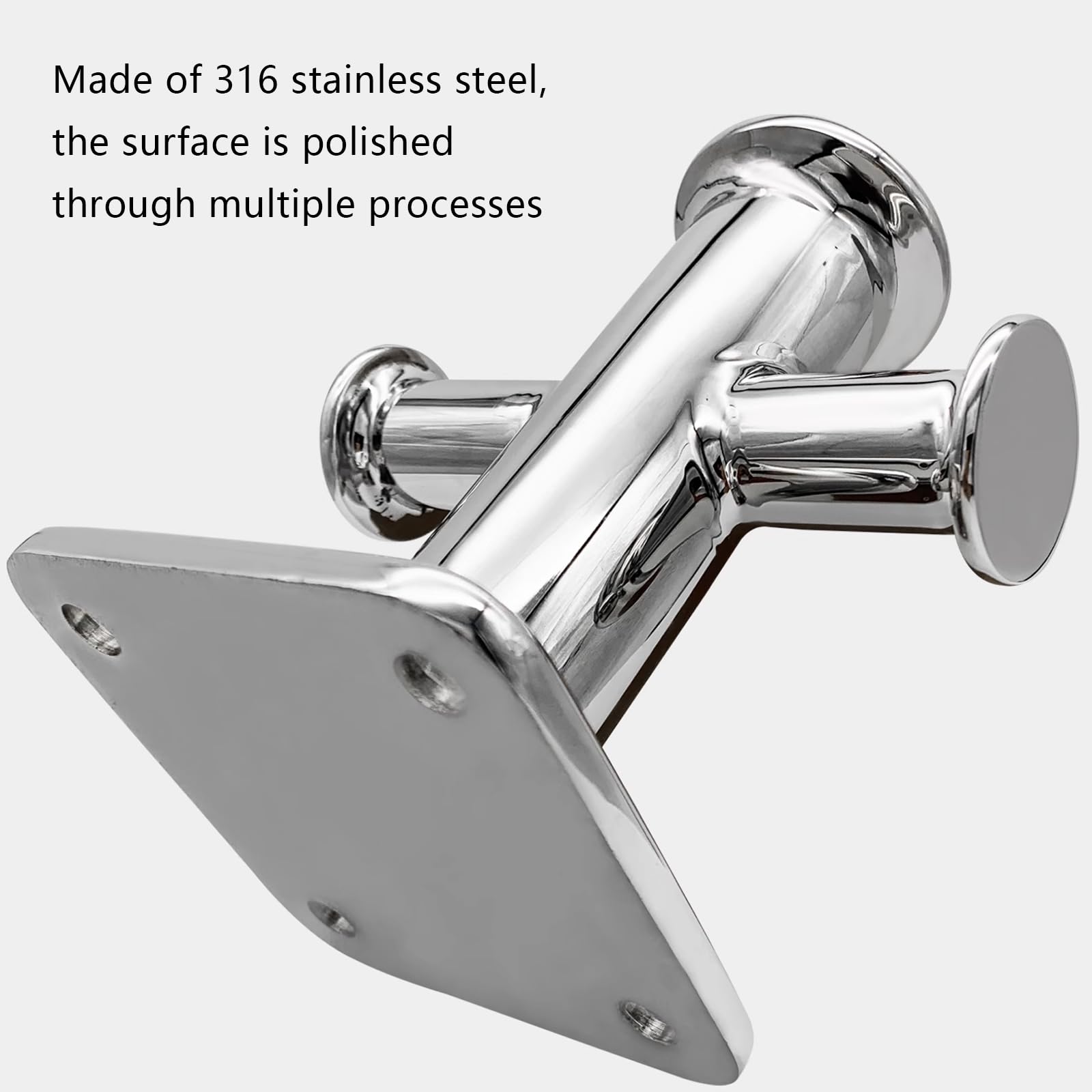 Bitte per imbarcazioni in acciaio inox resistente, hardware di ormeggio, ideale per applicazioni marine