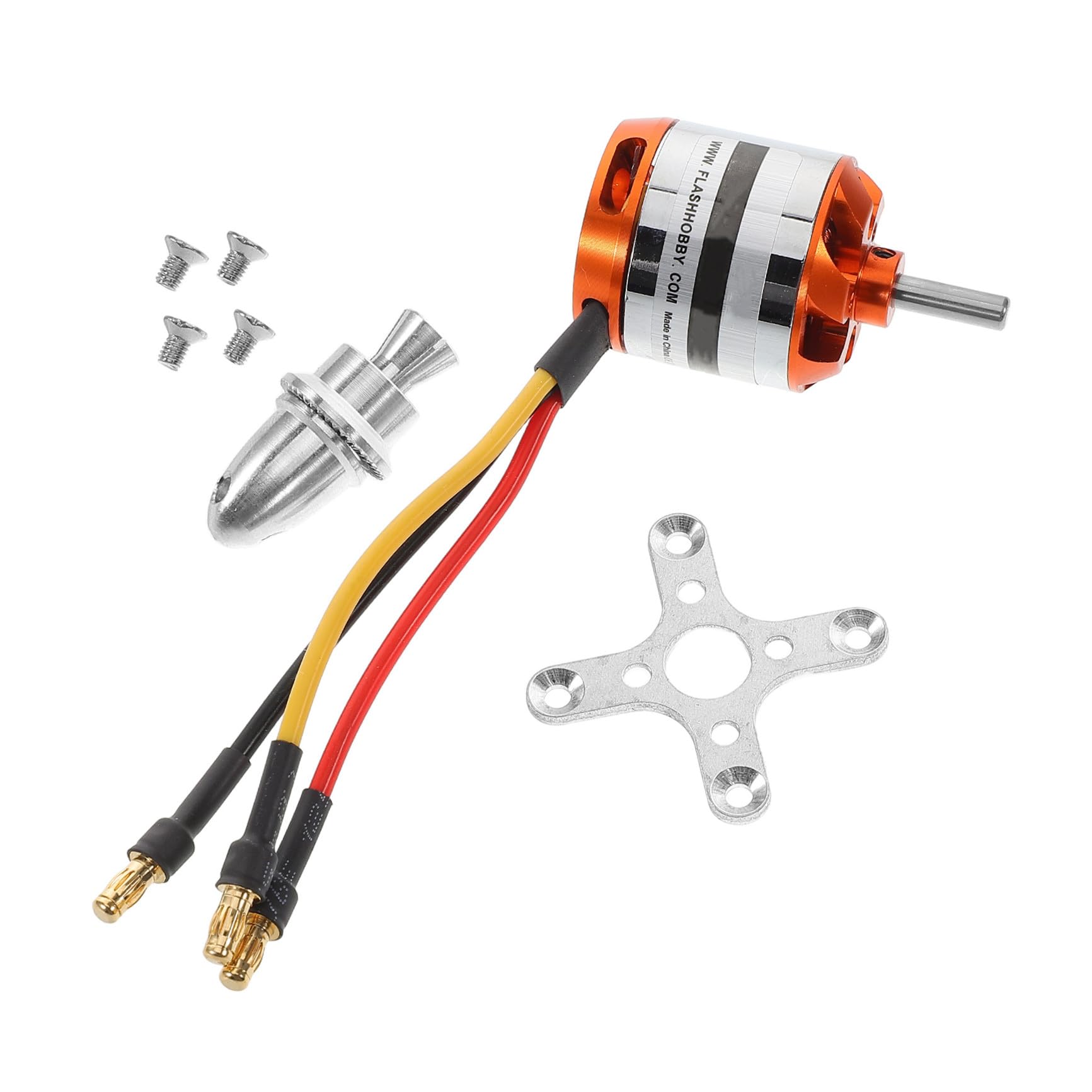 KOMBIUDA Motor Sin Escobillas De ala Fija RC para Helicópteros y Aviones Fácil Configuración y Alta Eficiencia