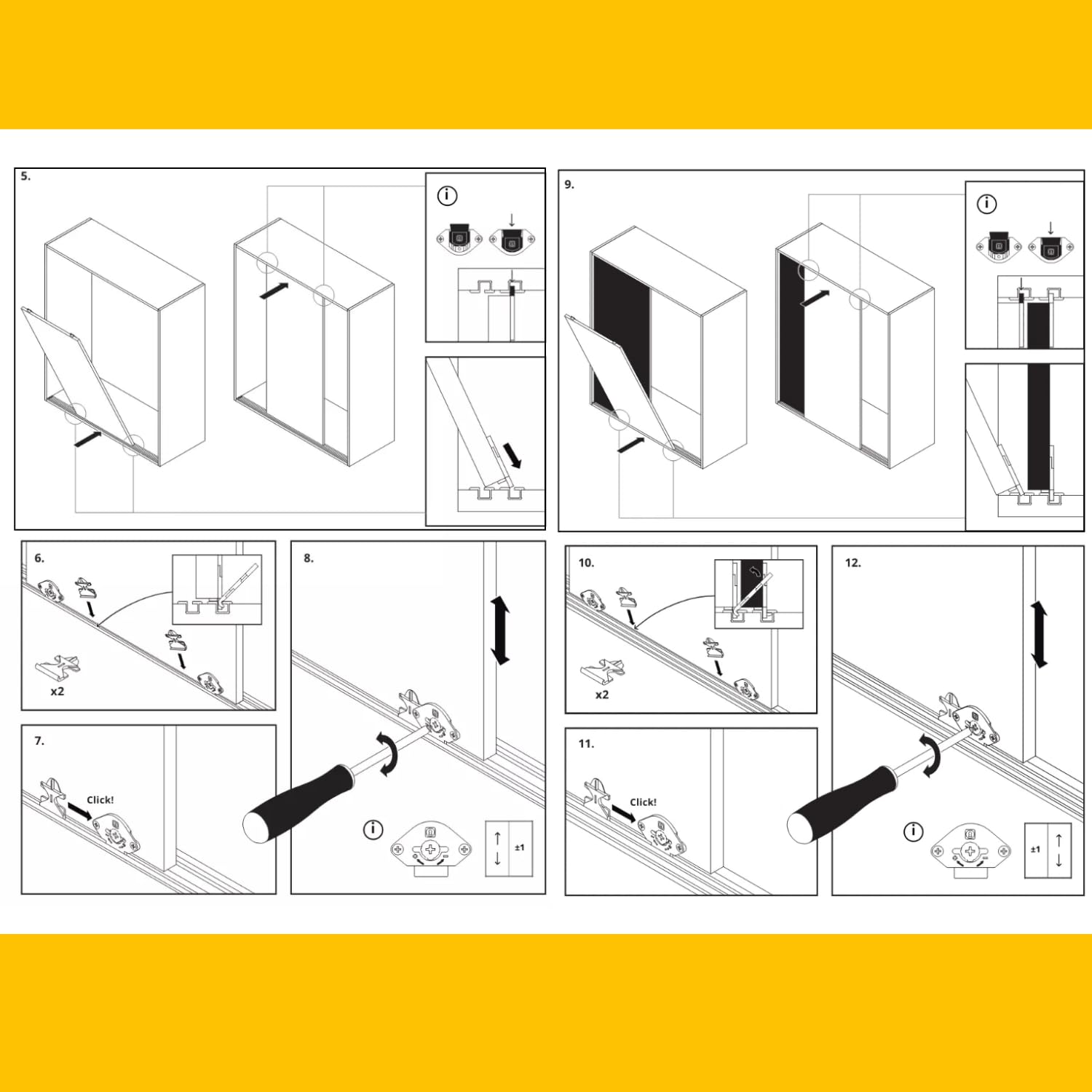 INDAUX Sistema de herrajes para puerta corredera para 1 o 2 puertas. Peso máximo de la puerta: 55 kg. Opción suave (1 puerta, sin cierre amortiguado)