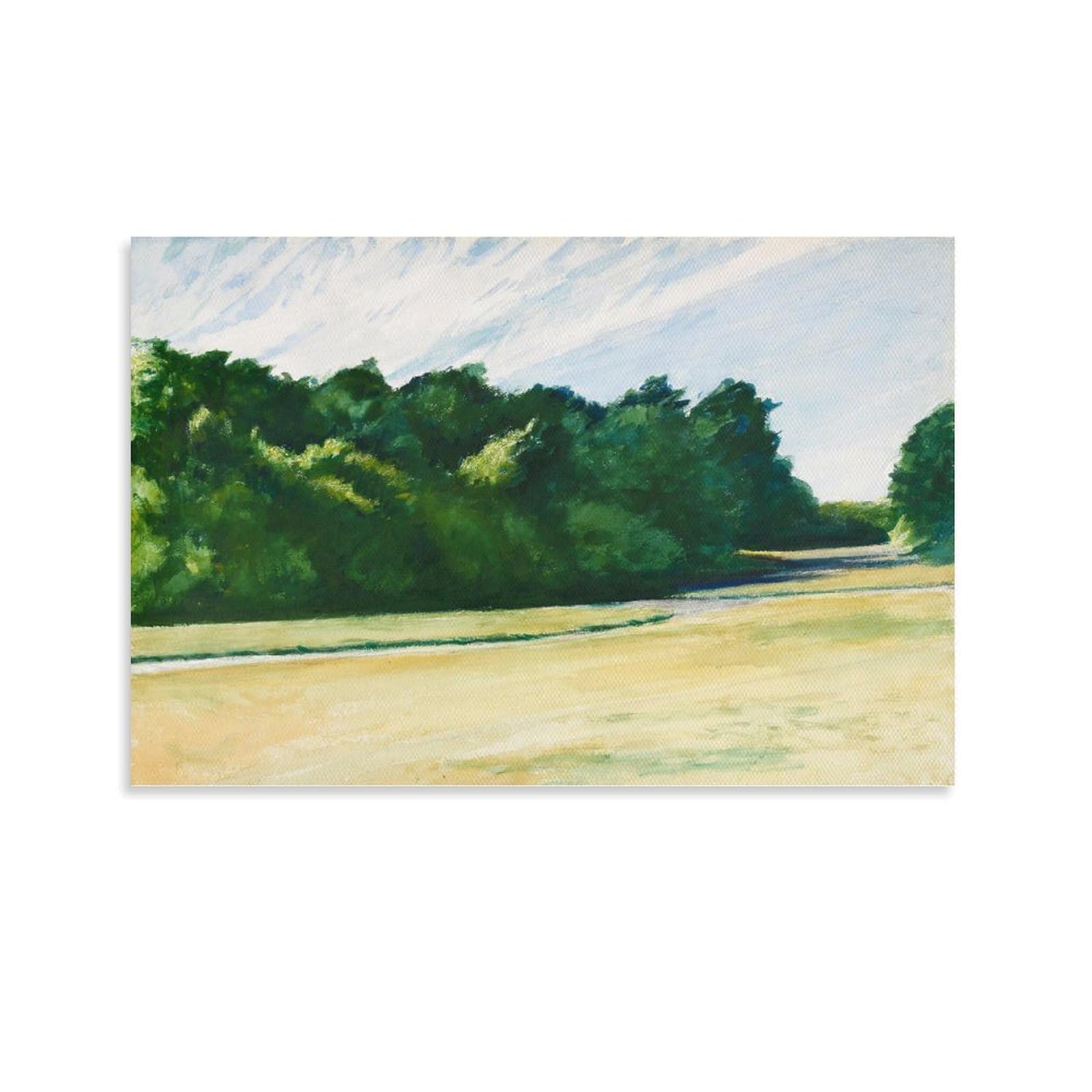 Edward Hopper Mass of Trees at Eastham Gifts Canvas Painting Poster Wall Art Decorative Picture Prints Modern Decor Framed-unframed 16x24inch(40x60cm)