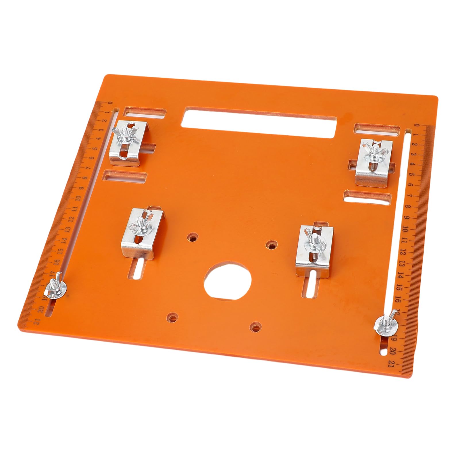 Naroote Placa de Base de Sierra Circular, Placa de Mesa de Enrutador Portátil para Trabajar la Madera