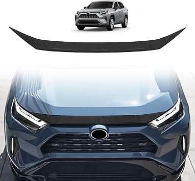TripleAliners Hood Deflector Protector Compatible with 2019-2025 Toyota RAV4 Accessories Hood Protector TPE Bug Deflector Shield Replacement for RAV4 2025 2024 2023 2022-2019