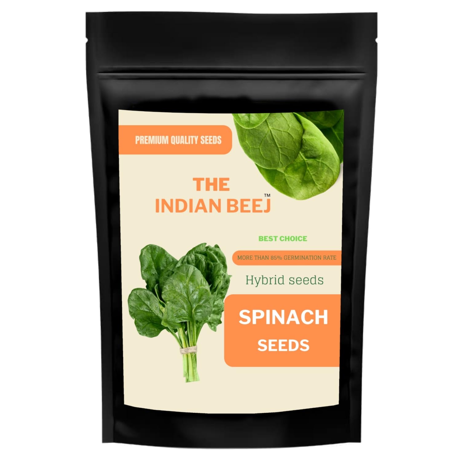 The Indian Beej Spinach,Palak |Vegetable Seeds |Home Gardening| 100g Packet | Non GMO|Hybrid Seeds|7000+ Seeds|Best Germination (Palak) (B0CLB75QQF) Amazon Price History, Amazon Price Tracker