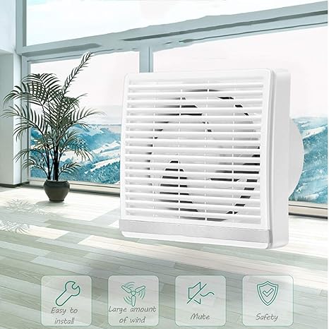 Amazon Co Jp 換気扇 防水および防雨壁掛け式ガラス窓換気扇低騒音浴室 キッチン リビングルームに適した6インチ Diy 工具 ガーデン