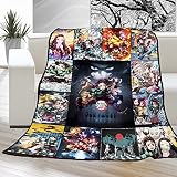 ESRBSO Anime Blanket,Thicker Flange Throw Blanket, Comfortable and Warm Blanket for Indoor or Outdoo