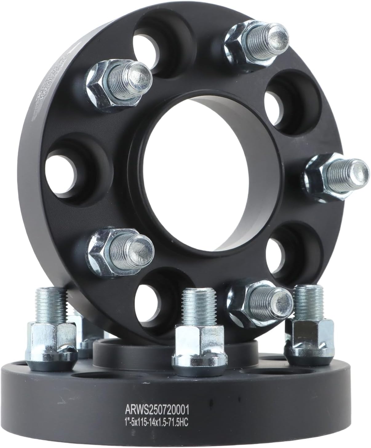 VibeUp 1" 5x115 M14x1.5 71.5 Wheel Adapters, 5 Lugs Wheel Spacers Fits for Chrysler 300 2005-2023, for Dodge Challenger 2008-2023, for Dodge Charger 2006-2023, for Dodge Magnum 2005-2008