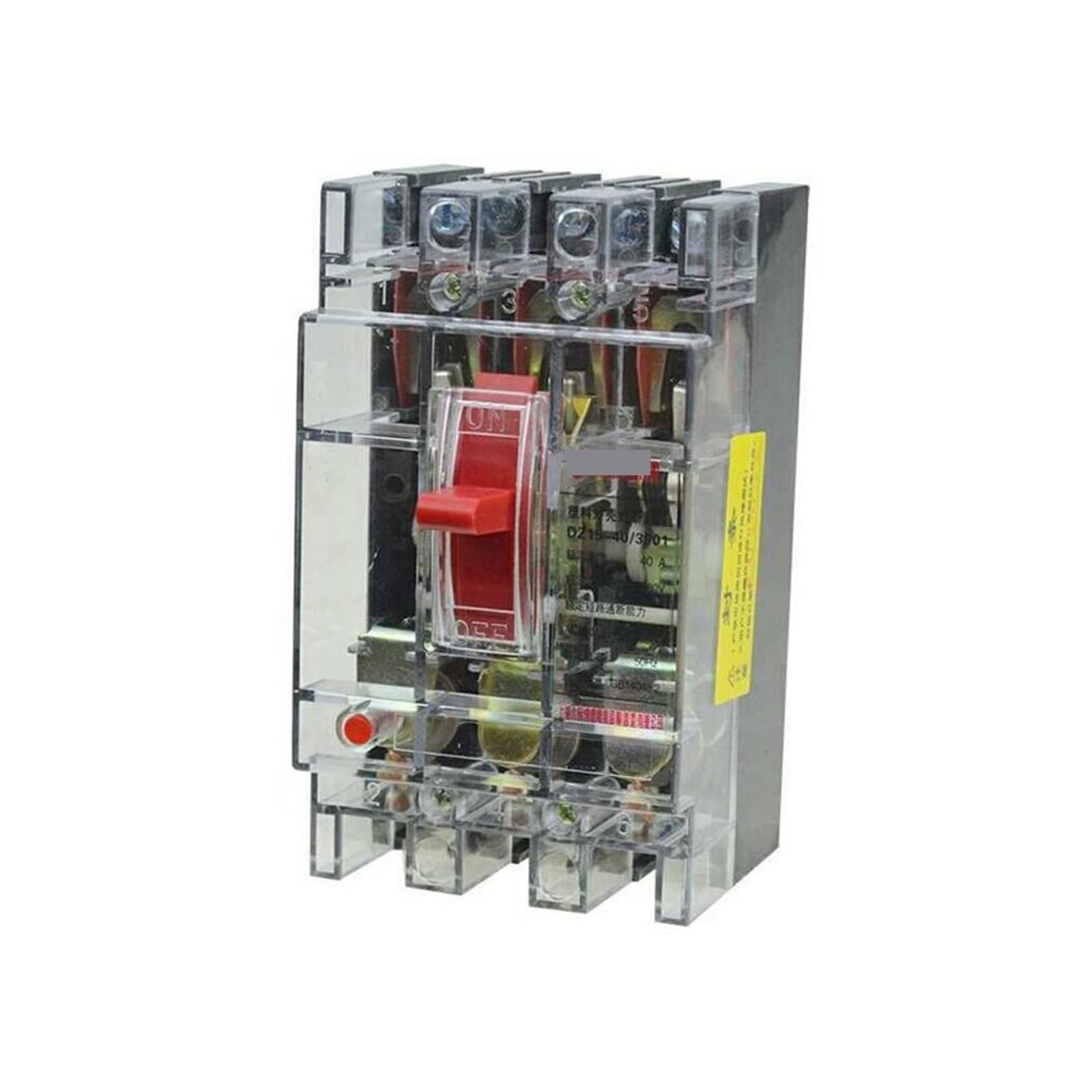 Disjoncteur DZ15T boîtier plastique 40A pour sécuriser la pompe et le moteur de l'atelier