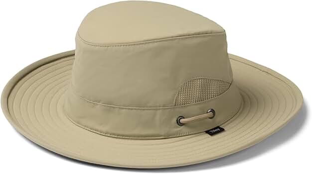 Tilley Standard Modern Airflo Recycled, Khaki, 7 3/8 at Amazon