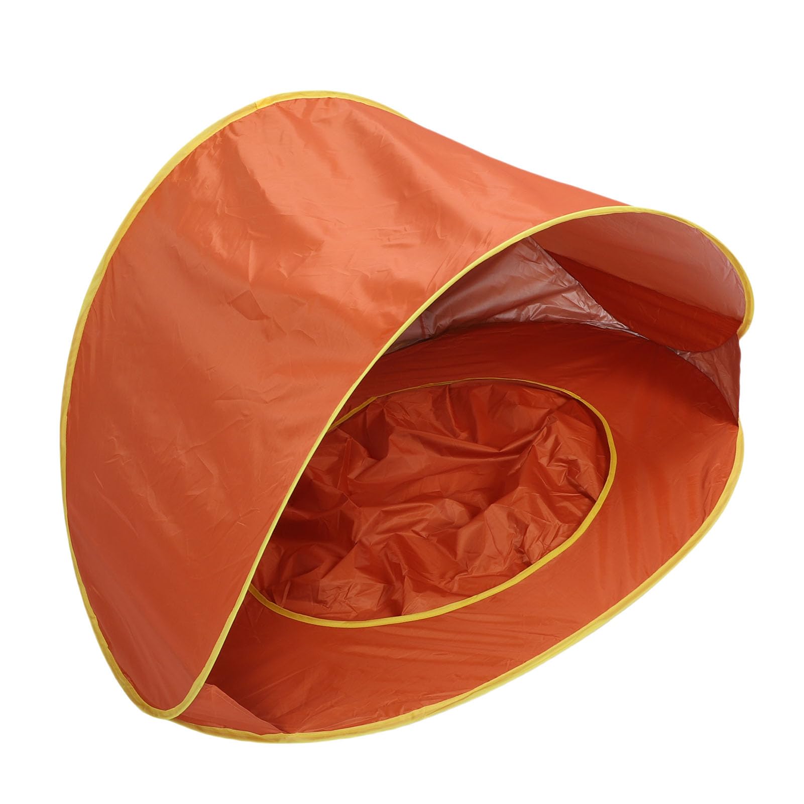 Cosiki Tenda da Spiaggia per Bambini Pop-up a Prova di Sole con Piscina per Campeggio All'aperto, Tenda da Spiaggia Portatile Leggera per Bambini, Protezione UV50+ (ORANGE)