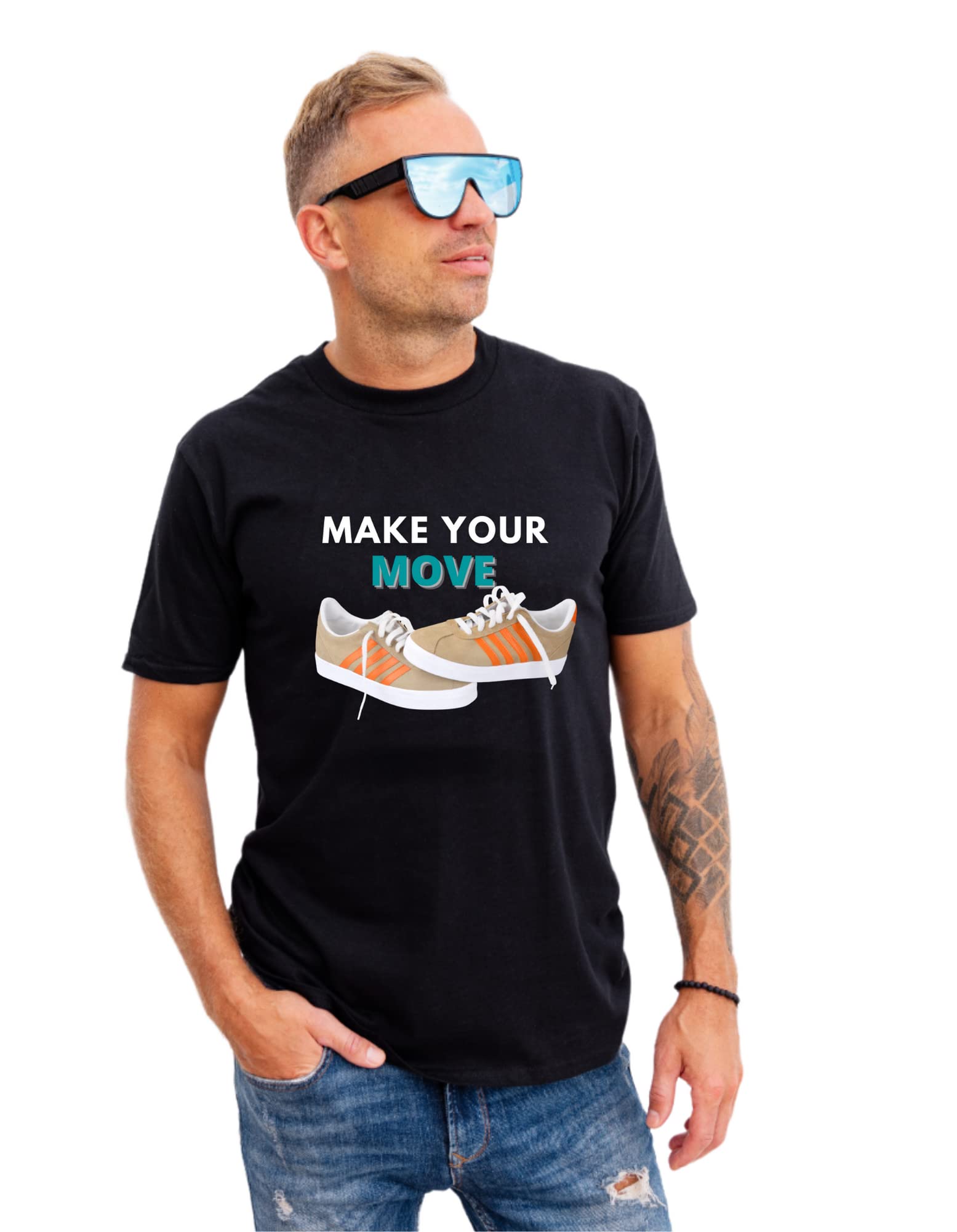 LezoirSneaker Printed t-Shirt for Men