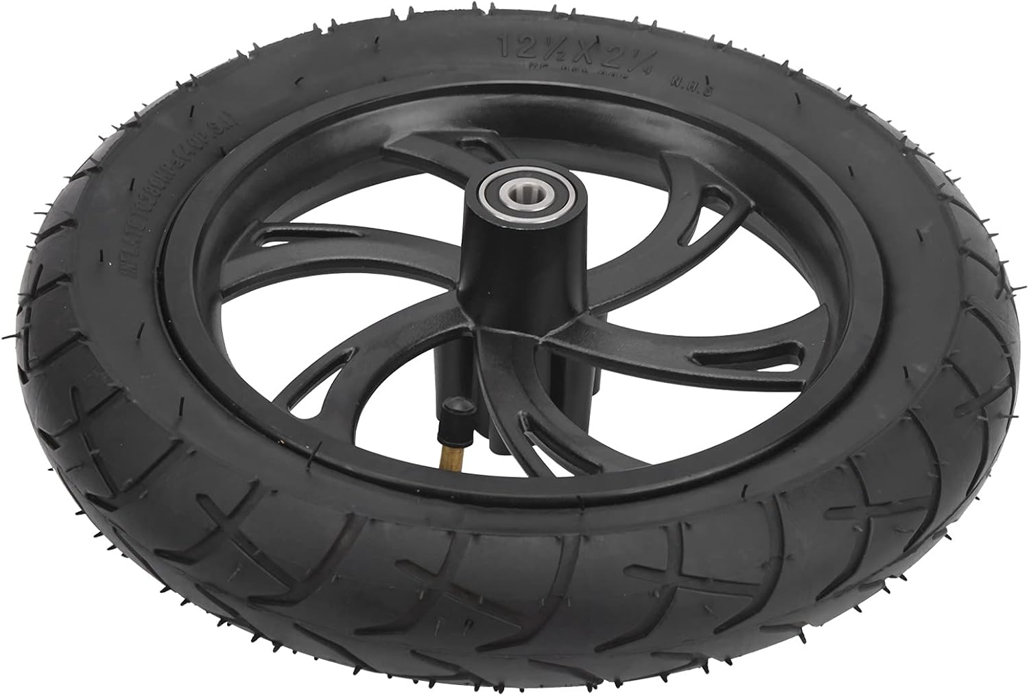 12In Electric Scooter, Wheel Hub Rubber Tyre Replacement 12 In Wheel Tire With 1 2X2 1 4