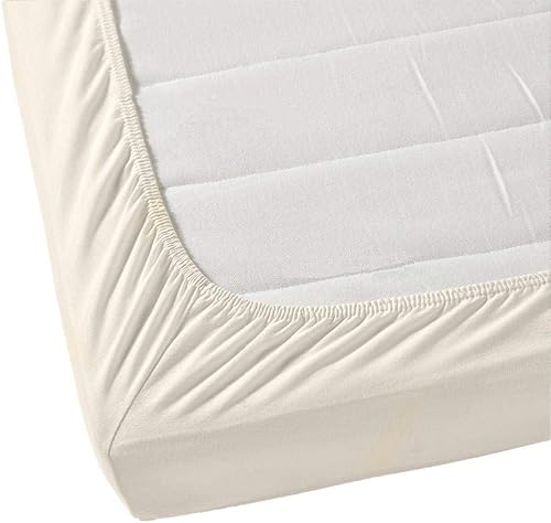 Miniatura 4 de Sábana bajera de lujo súper suave sedoso de satén, ultra suave, resistente a las arrugas, bolsillo profundo de 12 pulgadas  1 sábana bajera