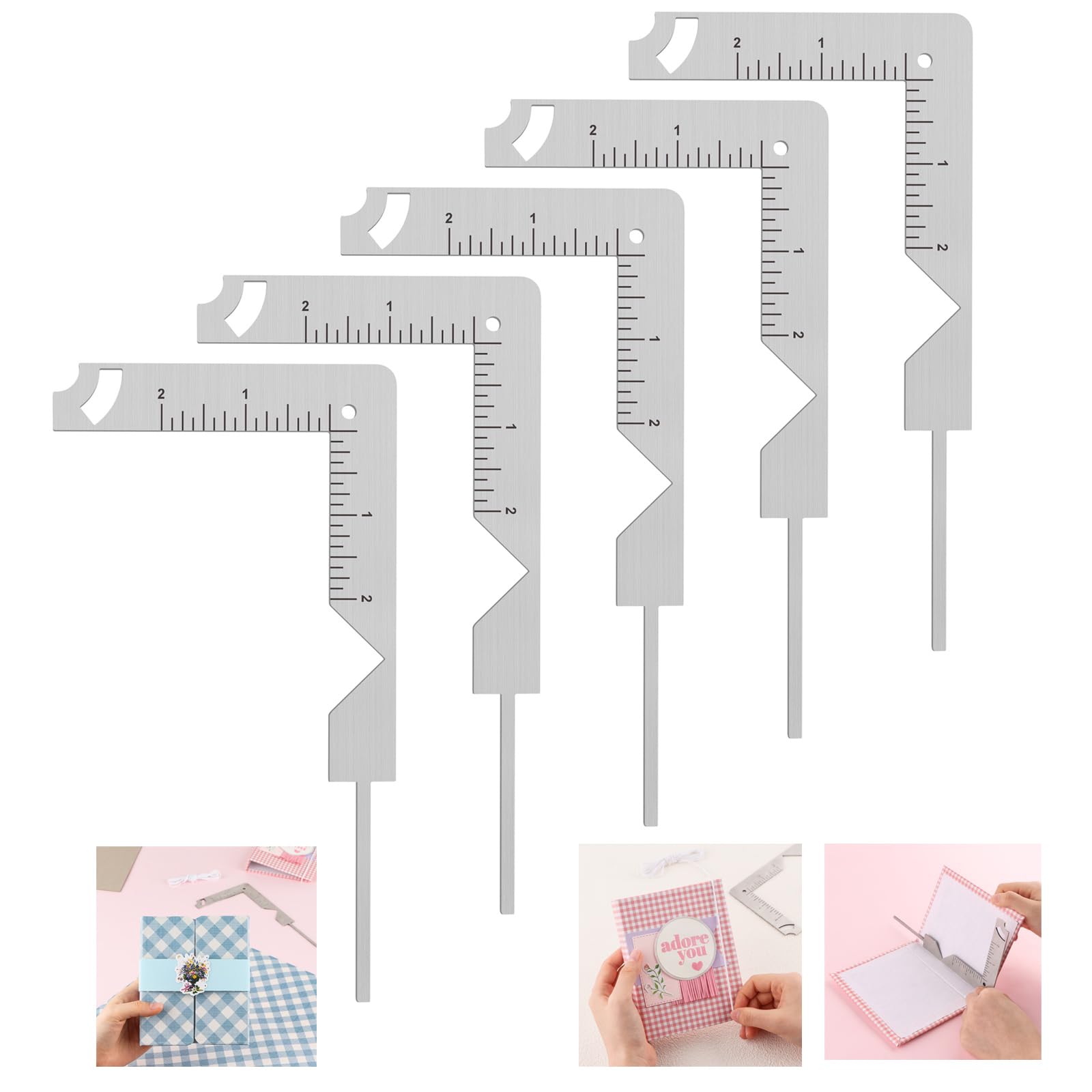 Guida Copertine Libri In Acciaio - Strumento 5 In 1 Per Rilegatura Fai Da Te - Foto 5