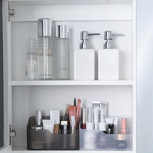 Miniatura 5 de UNIKON Eunion - Organizador de maquillaje, organizador de maquillaje transparente para encimera, organizador de almacenamiento, organizador de